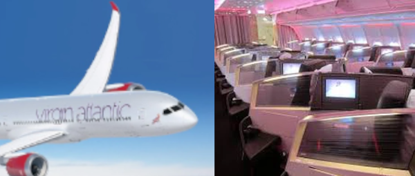 Airplane flying